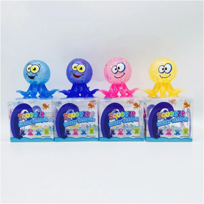 Squishy Pulpo Con Glitter - Imagen 3