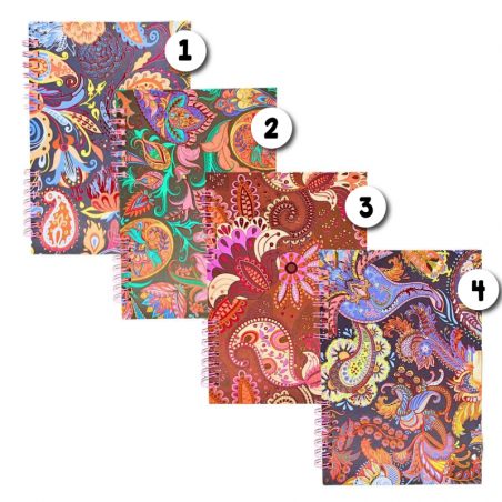 Diario Anillado Con Llave