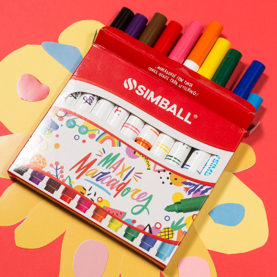 Marcador Maxi Set X 10 Colores - Imagen 2