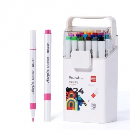 Marcador Acrílico Finenolo X 24 Colores