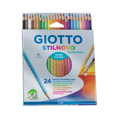 Lápices Stilnovo Acquarell X 24 Colores
