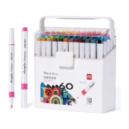 Marcador Acrílico Finenolo X 60 Colores