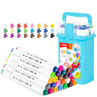 Marcador Color Run X 24 Colores