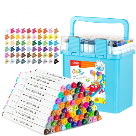 Marcador Color Run X 60 Colores