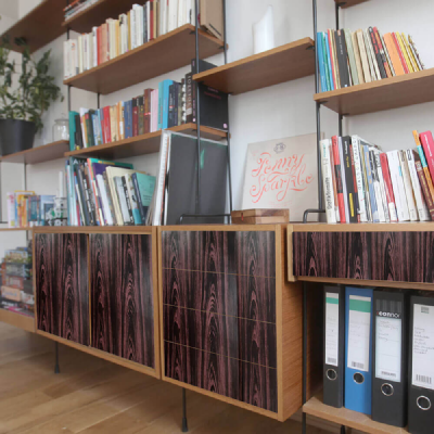 Vinilo Autoadhesivo Madera Caoba X 2 Mts - Imagen 2