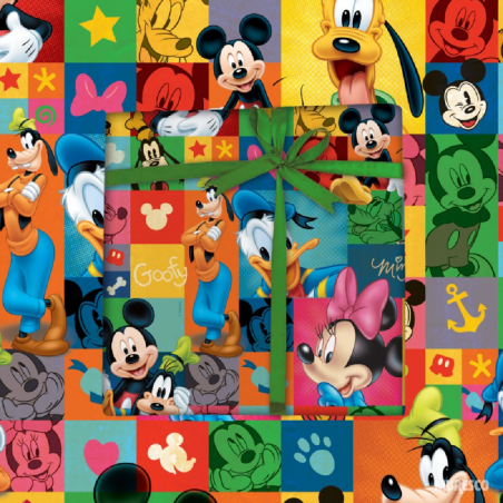 Papel De Regalo Disney X 2 Mts