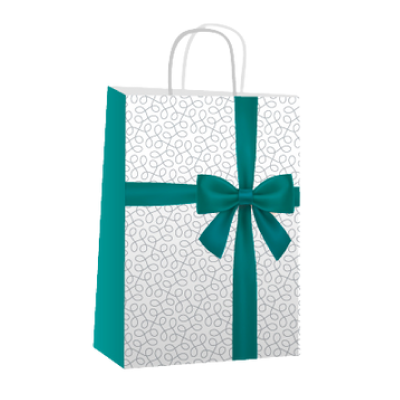 Bolsa Fantasia Regalo Tiffany 22 X 10 X 30 Cm