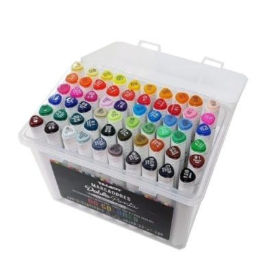 Marcador Doble Punta Valija X 60 Colores - Imagen 2