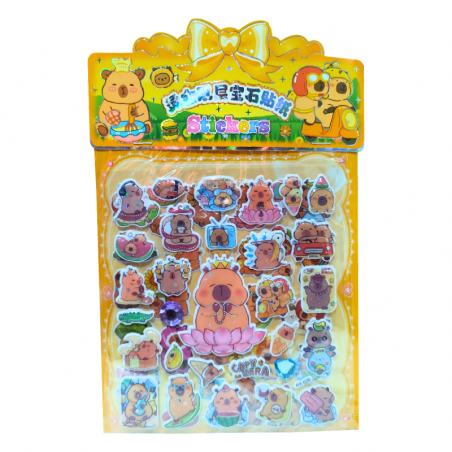 Blister De Stickers Capybara