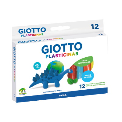 Plasticinas X 12 Colores