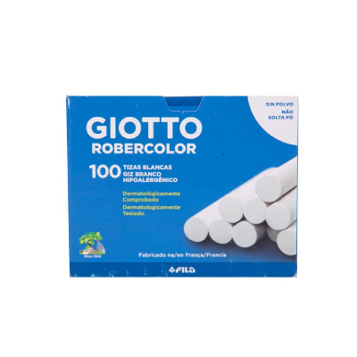 Tizas Blancas Robercolor X 100 Unidades
