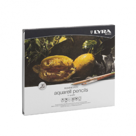 Lápices Rembrandt Aquarell Lata X 24 Colores