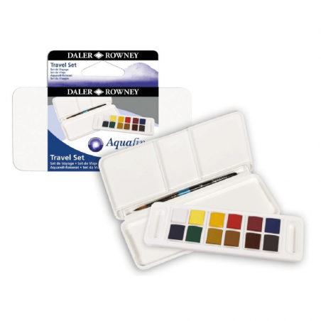 Acuarelas Aquafine Travel Set X 12 Colores