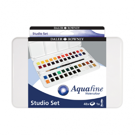 Acuarelas Aquafine Travel Set X 48 Colores