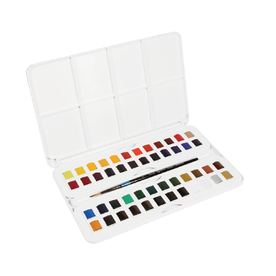 Acuarelas Aquafine Travel Set X 48 Colores - Imagen 3