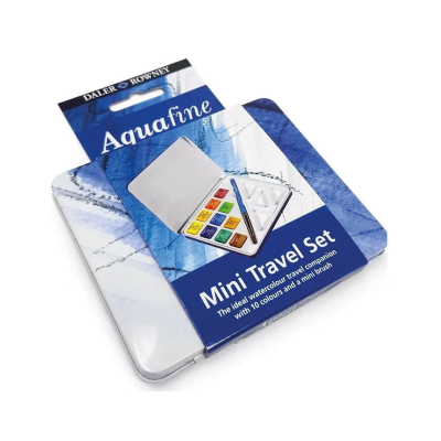 Acuarelas Aquafine Travel Set  Lata X 10 Colores - Imagen 2