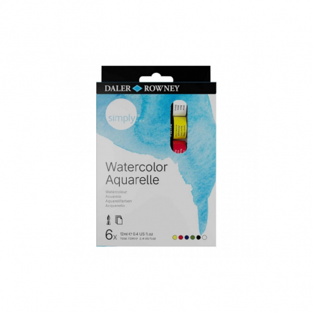 Acuarelas Simply Set X 6 Colores
