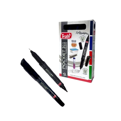 Marcador Pocket 311 Permanente Doble Punta