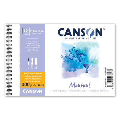 Álbum Espiralado Montval X 12 Hjs 300 Grs 10
