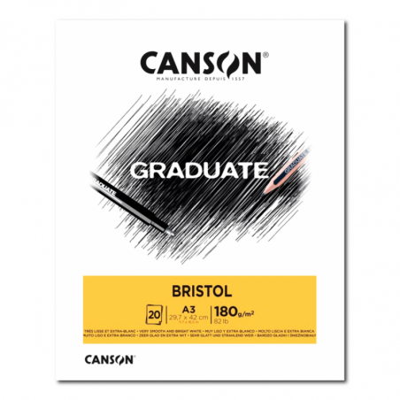 Block Bristol X 20 Hjs 180 Grs A3