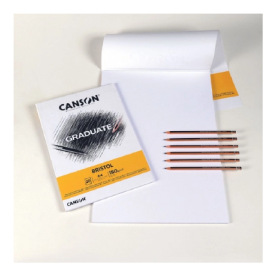 Block Bristol X 20 Hjs 180 Grs A3 - Imagen 2