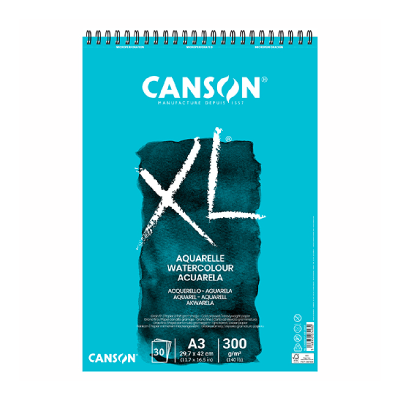 Álbum Espiralado XL Aquarelle X 30 Hjs 300 Grs A3