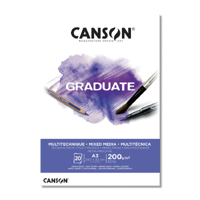 Block Graduate Multitécnica X 20 Hjs 200 Grs A3