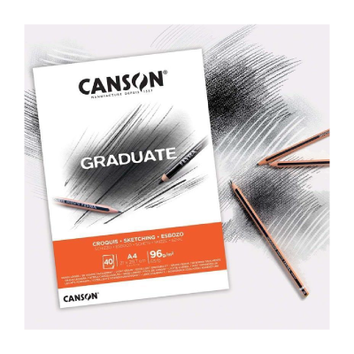Block Graduate Croquis X 40 Hjs 96 Grs A4 - Imagen 2