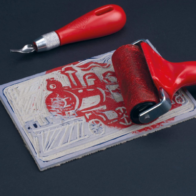 Rodillo Para Grabado Xilografia 200 Mm