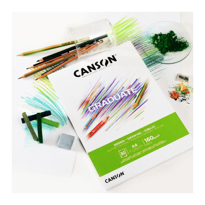Block Graduate Dessin X 30 Hjs 160 Grs A4 - Imagen 2